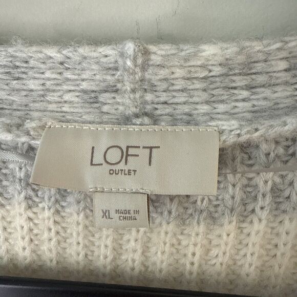 womens loft sweater cardigan xl - Picture 2 of 7